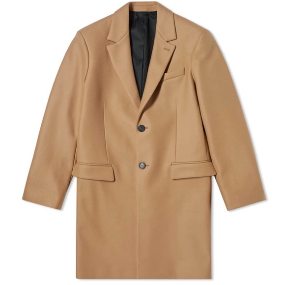 AMI Paris Alexandre Mattiussi - virgin wool camel coat (size M / size 50 French) - Picture 3 of 11